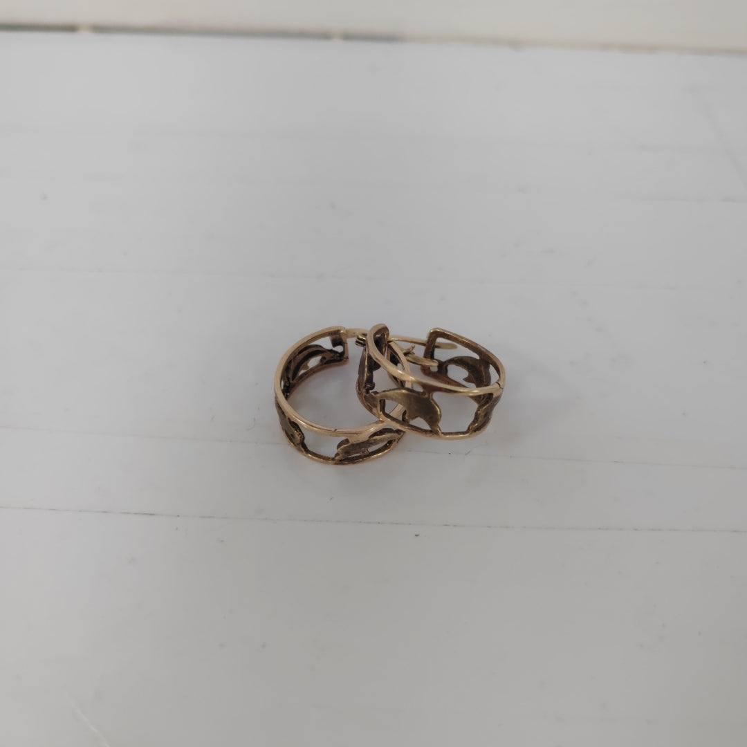 ARRACADAS PAR ORO 8 K 6.5 GRMS (SEMINUEVO)