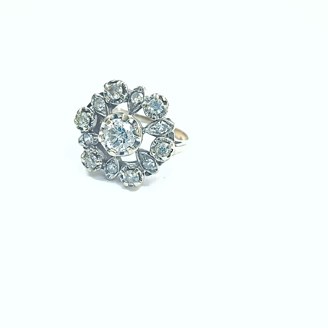 ANILLITO ORO BLANCO 14 K 4.8 GRMS (SEMINUEVO)