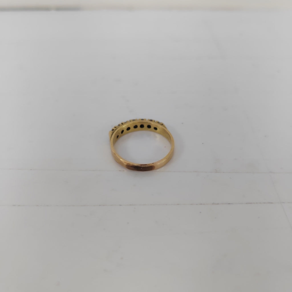 ANILLO, MEDIA CHURUMBELA ORO 14 K 2.3 GRMS (SEMINUEVO)