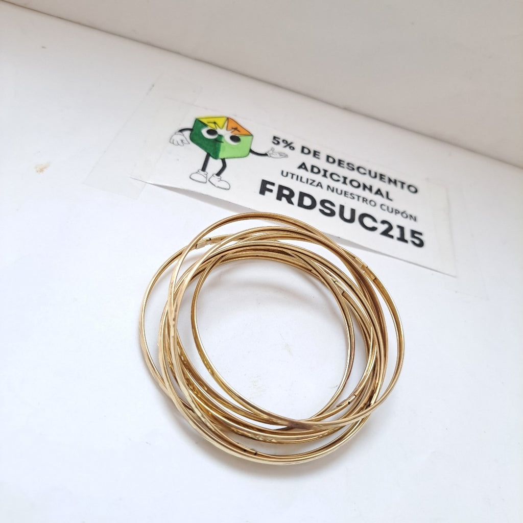 SEMANARIO DE PULSERAS ORO 10 K 22.9 GRMS (SEMINUEVO)