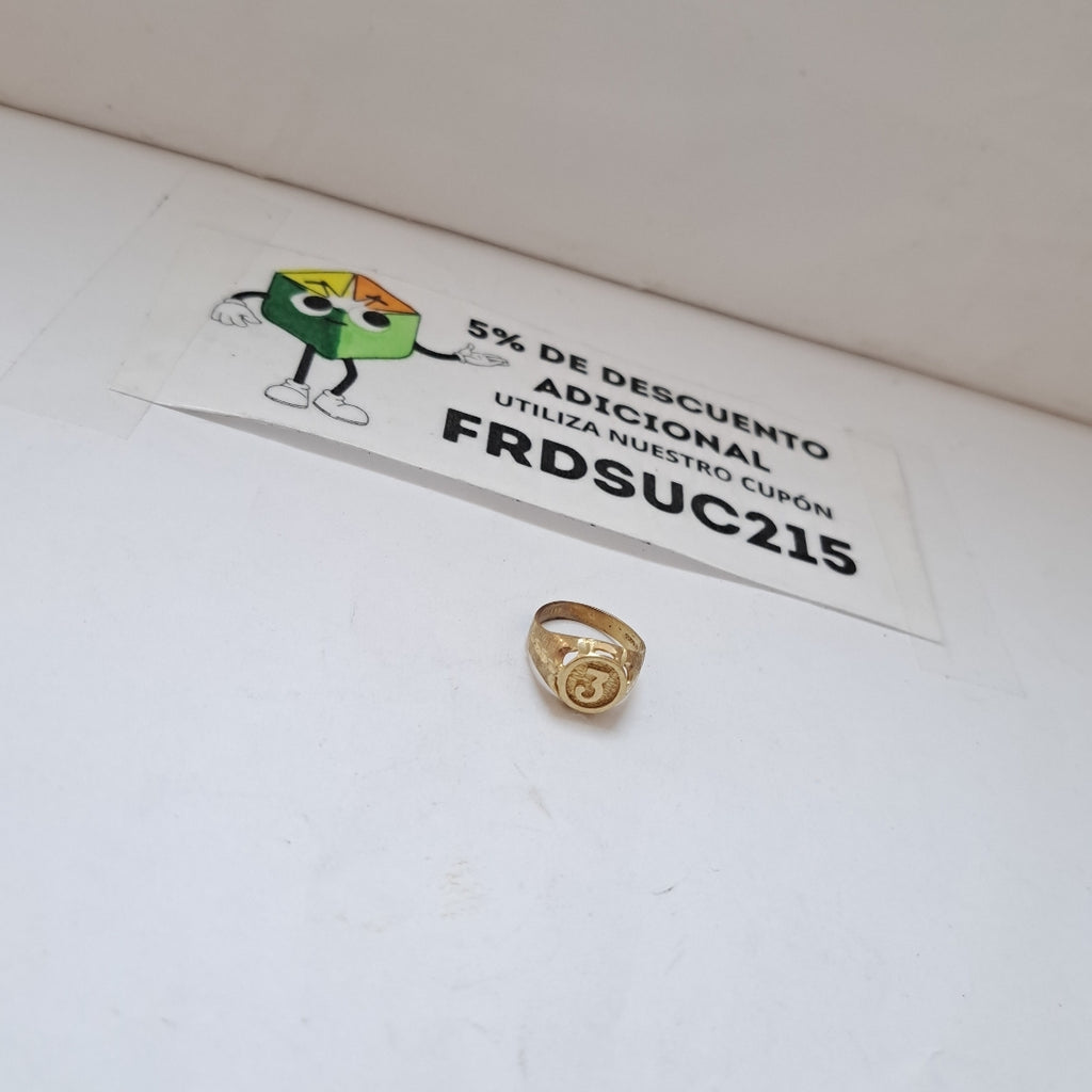 ANILLITO ORO 10 K 1.8 GRMS (SEMINUEVO)