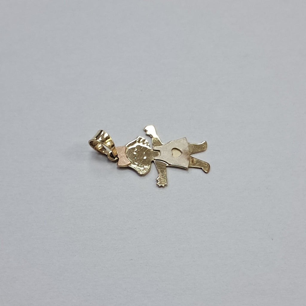 DIJE ORO COMBINADO 14 K 1.1 GRMS (SEMINUEVO)