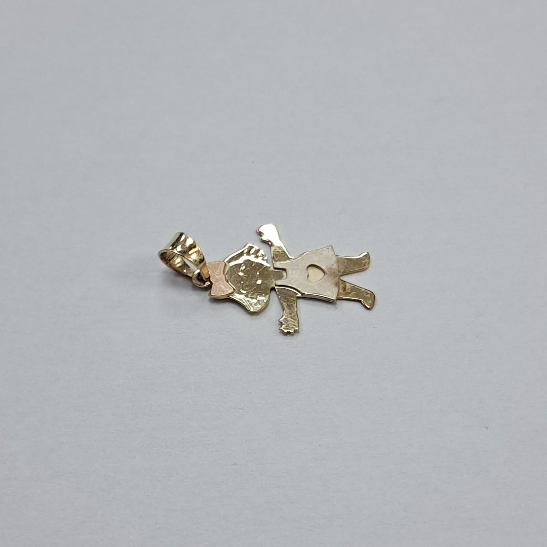 DIJE ORO COMBINADO 14 K 1.1 GRMS (SEMINUEVO)