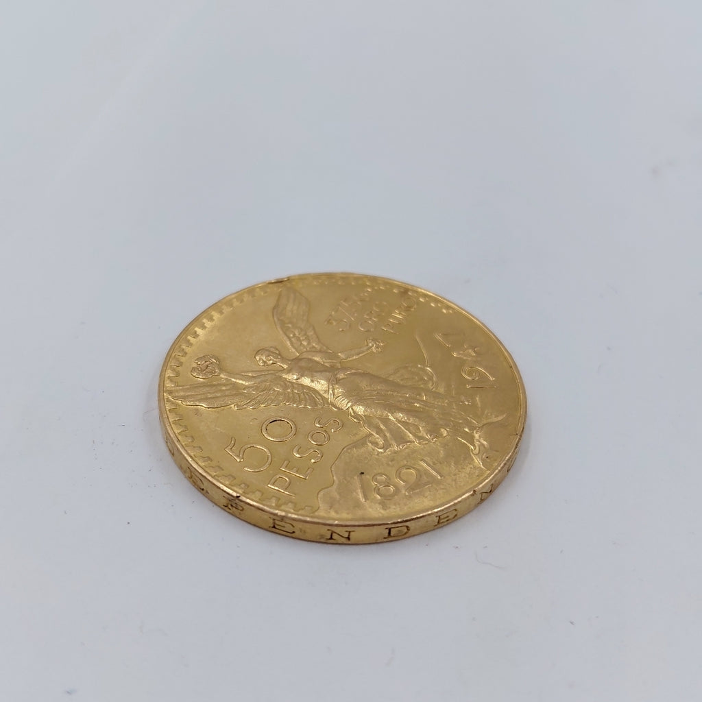 K1 41.6 GRMS 21 K IDENTIFICACIÓN MONEDA NOMINATIVA MONEDAS PESOS 50 PESOS (SEMINUEVO)