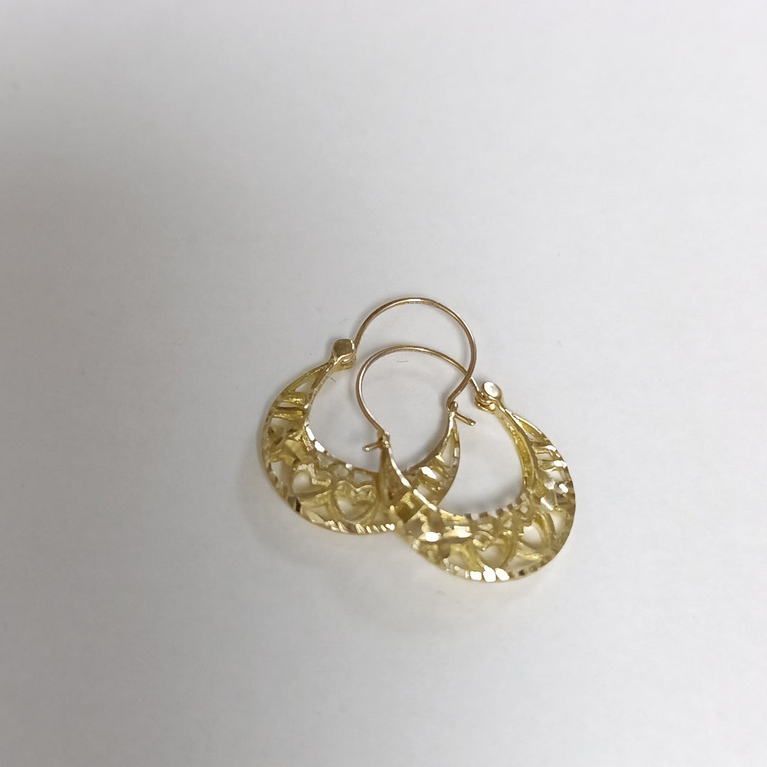 ARETES PAR ORO 10 K 1.7 GRMS (SEMINUEVO)