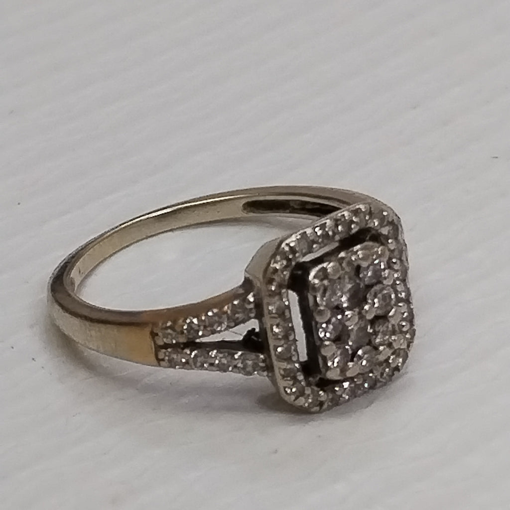 ANILLITO ORO, ORO BLANCO 14 K 3.2 GRMS (SEMINUEVO)