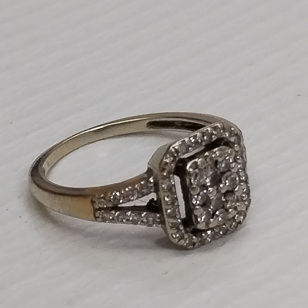 ANILLITO ORO, ORO BLANCO 14 K 3.2 GRMS (SEMINUEVO)