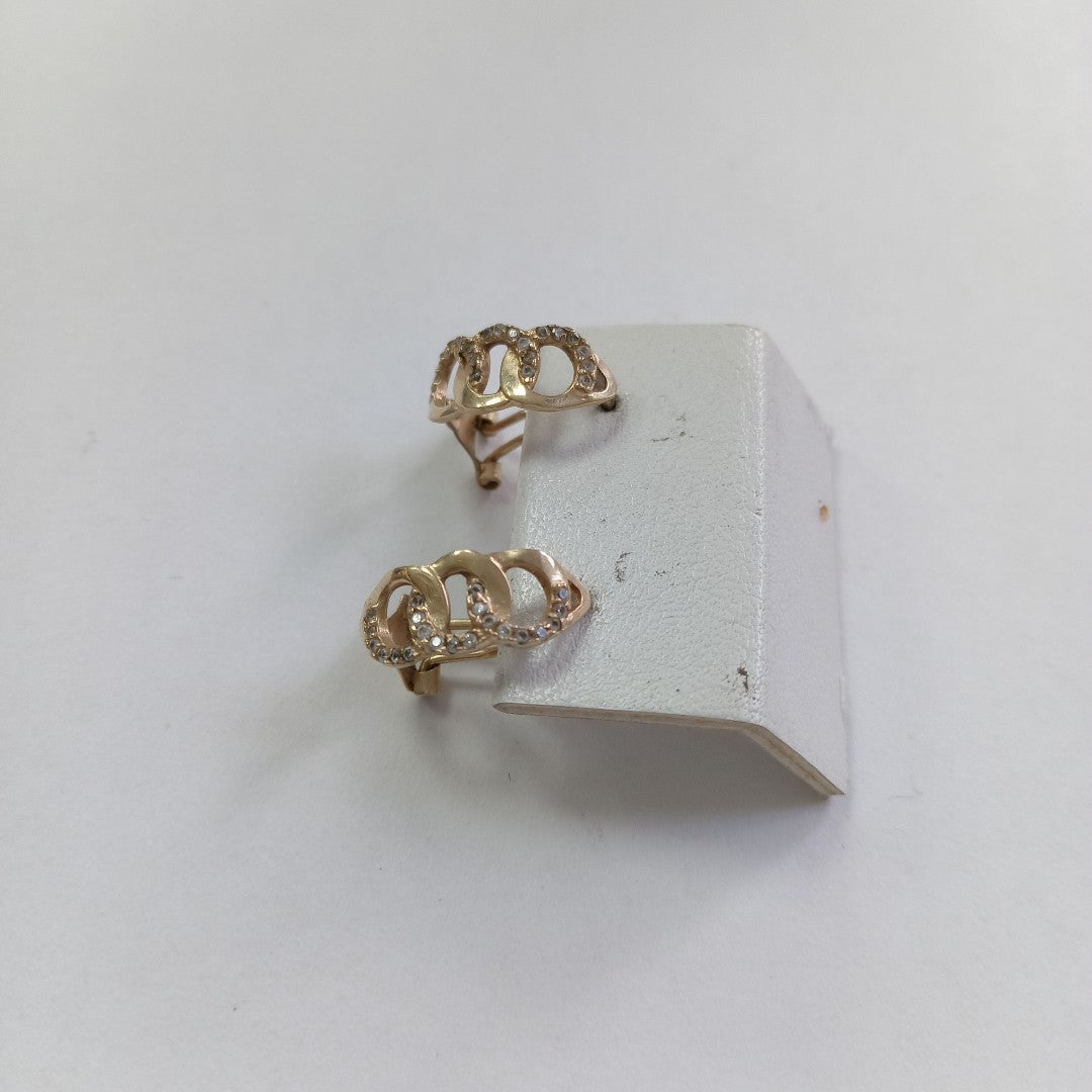 ARETES PAR ORO 10 K 2.1 GRMS (SEMINUEVO)