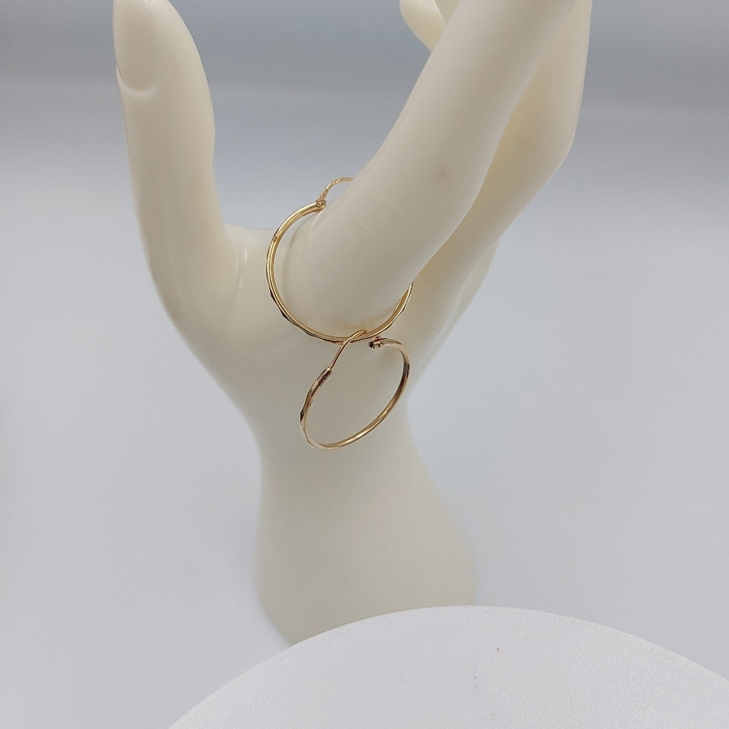 ARRACADAS PAR ORO 14 K 2 GRMS (SEMINUEVO)