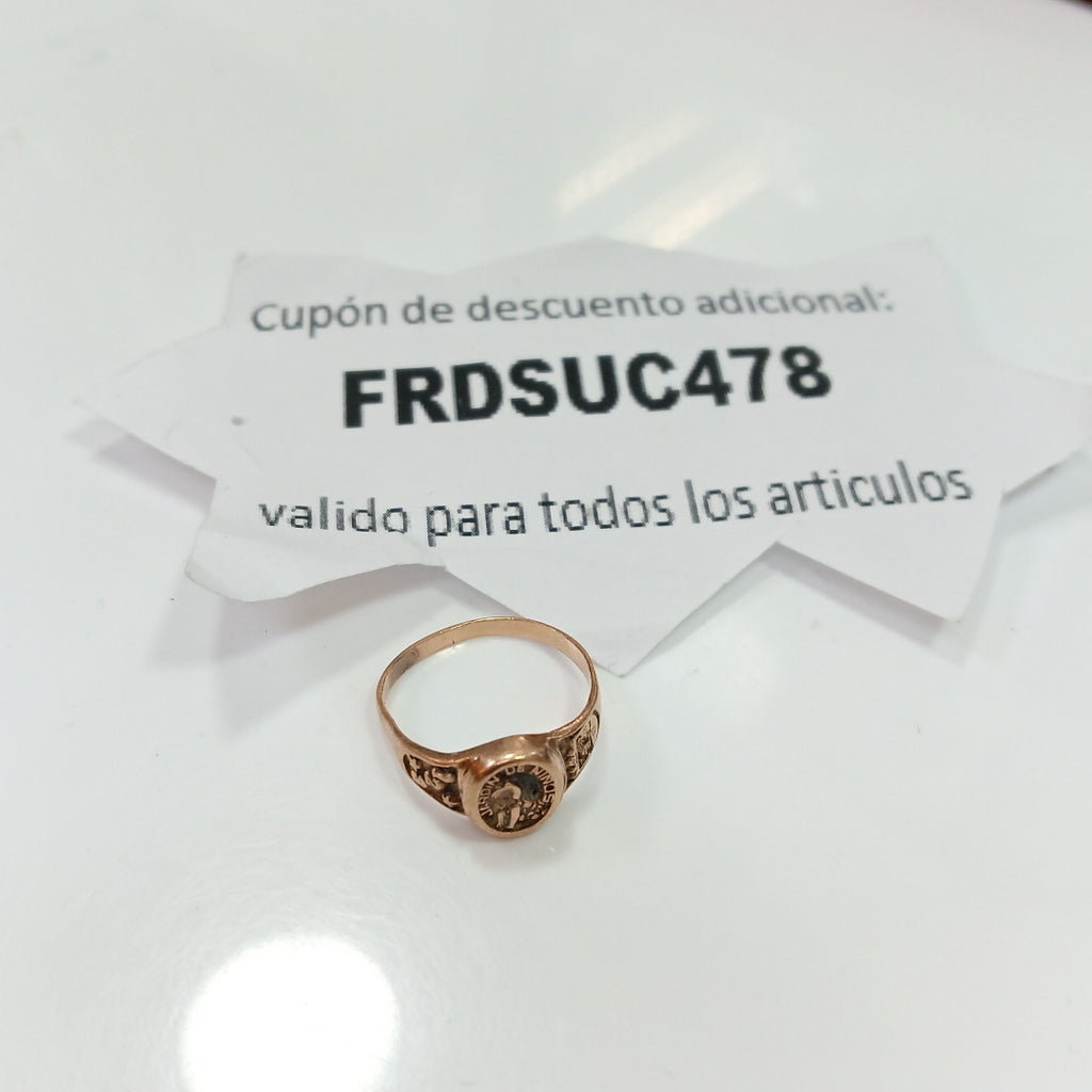 ANILLO DE GRADUACIÓN ORO 8 K 1,80 GRMS (SEMINUEVO)