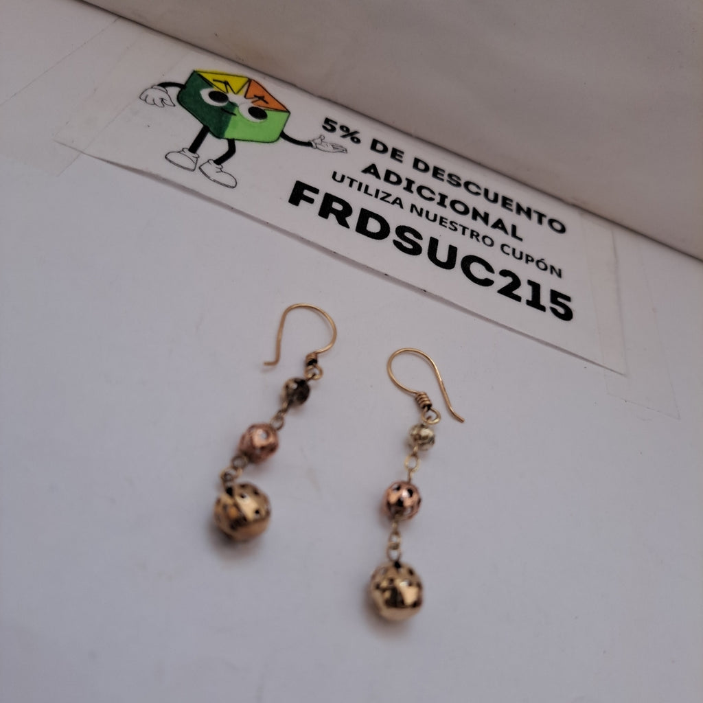 ARRACADAS PAR ORO 10 K 2,20 GRMS (SEMINUEVO)