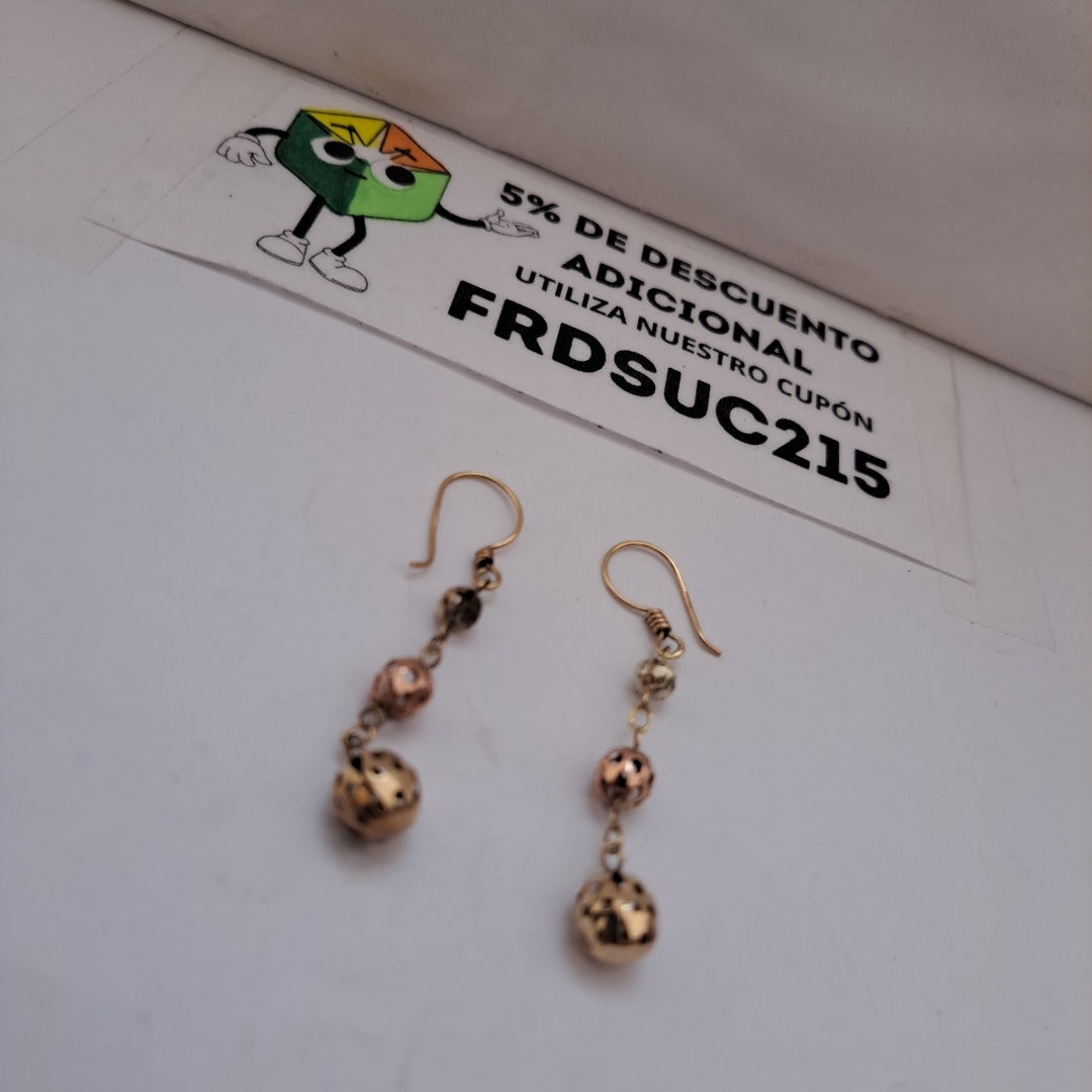 ARRACADAS PAR ORO 10 K 2,20 GRMS (SEMINUEVO)