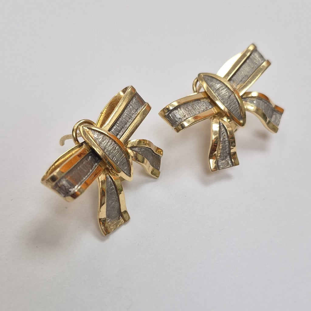 ARETES PAR ORO 14 K 11.2 GRMS (SEMINUEVO)
