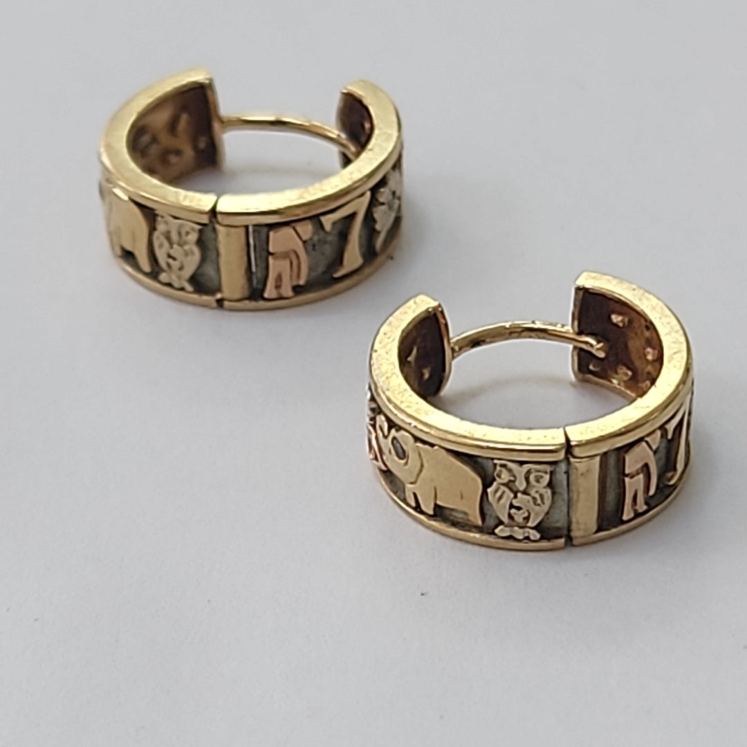 ARRACADAS PAR ORO 14 K 6,60 GRMS (SEMINUEVO)