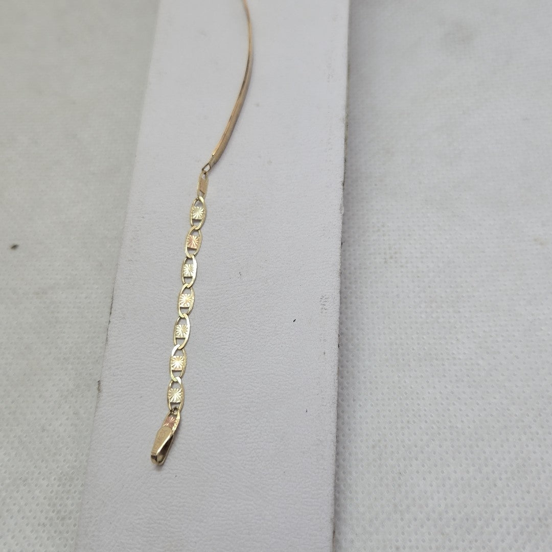 ESCLAVA ORO COMBINADO 10 K 2.1 GRMS (SEMINUEVO)