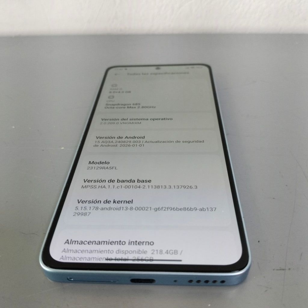 CELULAR XIAOMI REDMI NOTE 13 23129RA5FL (2024) 256 GB 8 GB RAM (SEMINUEVO)
