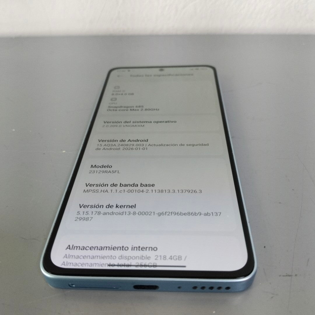 CELULAR XIAOMI REDMI NOTE 13 23129RA5FL (2024) 256 GB 8 GB RAM (SEMINUEVO)