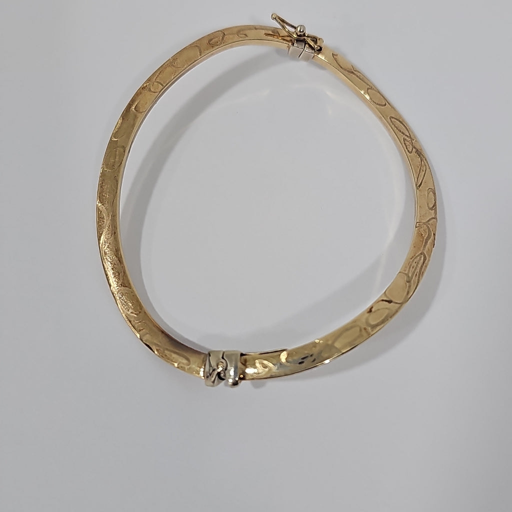 PULSERA RIGIDA ORO 10 K 4,40 GRMS (SEMINUEVO)