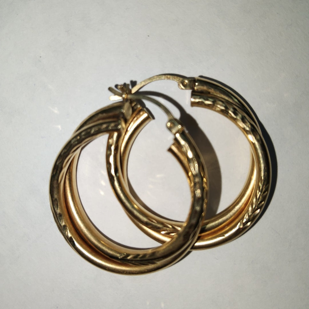 ARRACADAS PAR ORO 14 K 5.6 GRMS (SEMINUEVO)