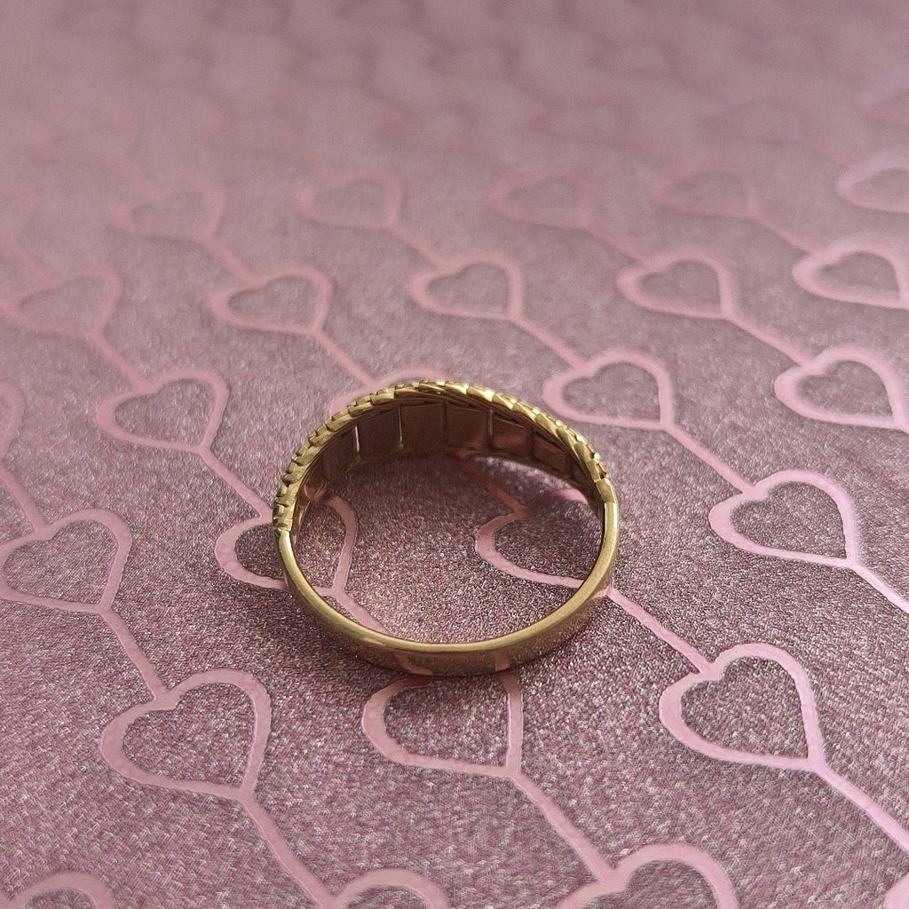 ANILLITO ORO COMBINADO 14 K 2.6 GRMS (SEMINUEVO)