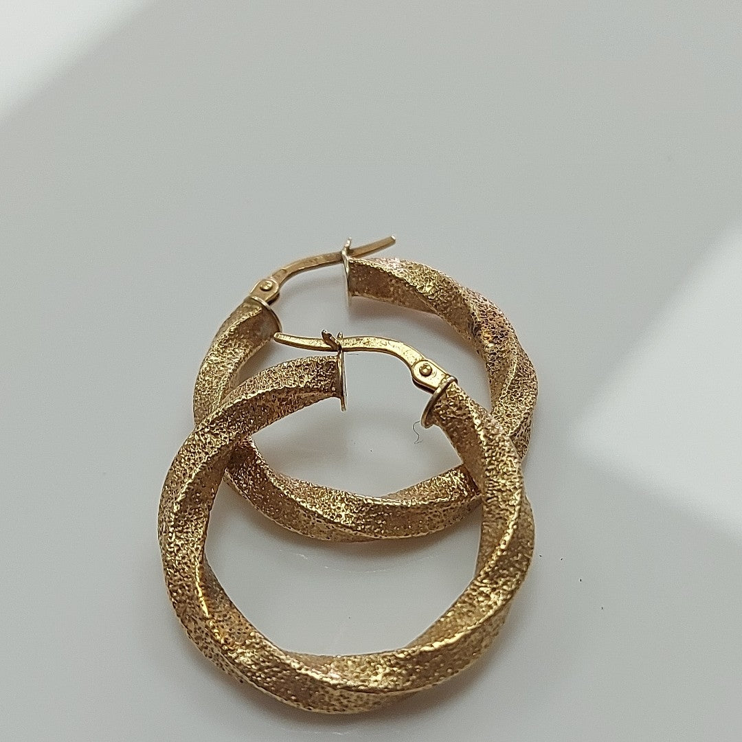 ARRACADAS PAR ORO 14 K 3.9 GRMS (SEMINUEVO)