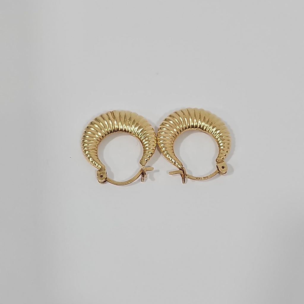 ARRACADAS PAR ORO 14 K 2,10 GRMS (SEMINUEVO)