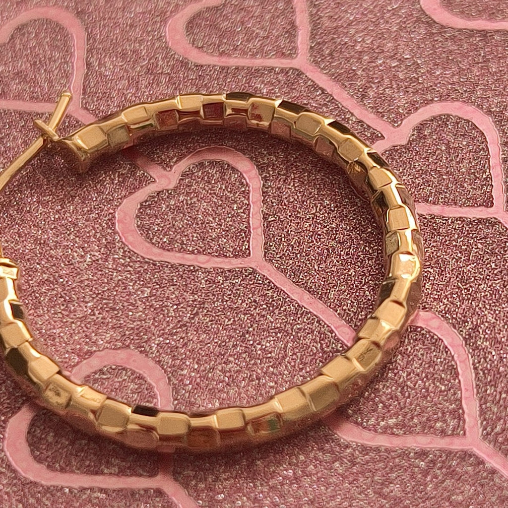 ARRACADAS PAR ORO 14 K 1.5 GRMS (SEMINUEVO)