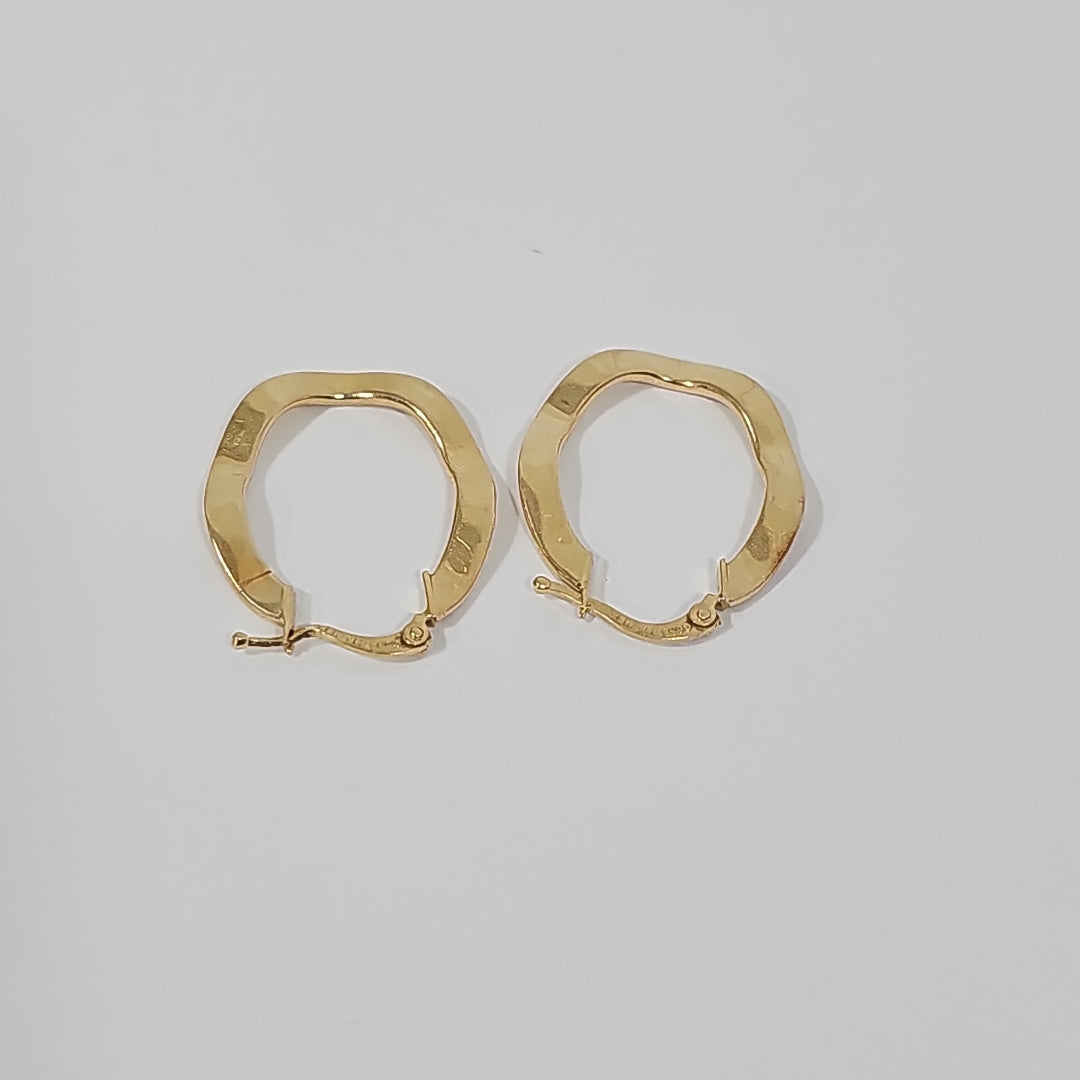 ARRACADAS PAR ORO 14 K 2,00 GRMS (SEMINUEVO)