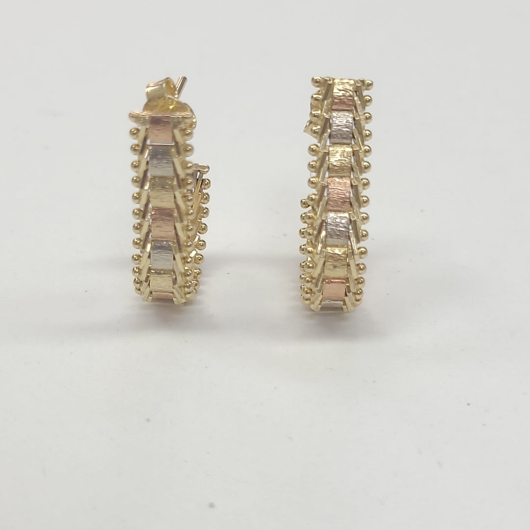 ARETES PAR ORO 14 K 4,80 GRMS (SEMINUEVO)