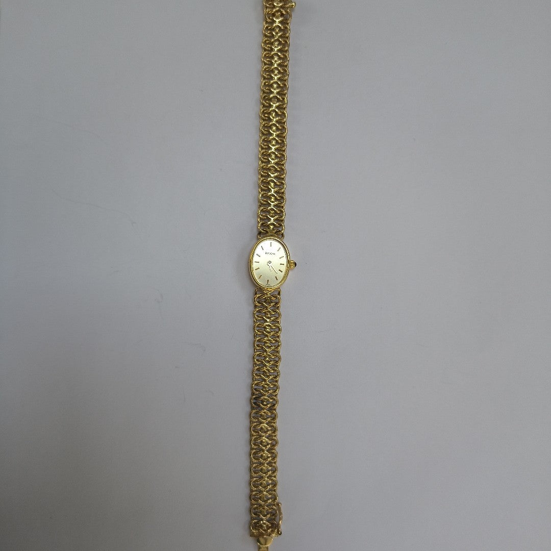 RELOJ CAJA Y PULSO ORO ORO 14 K 13.6 GRMS (SEMINUEVO)