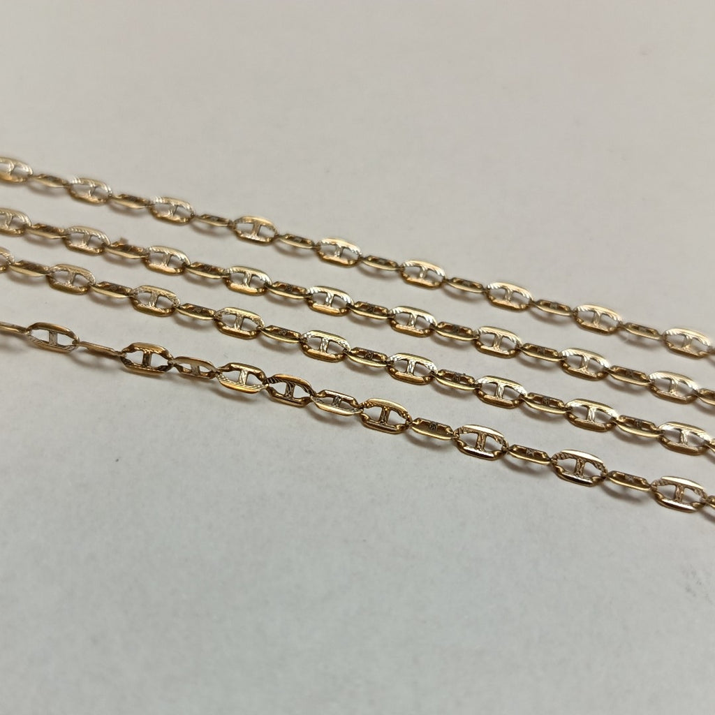 CADENA ORO, RODIADO 10 K 3.4 GRMS (SEMINUEVO)