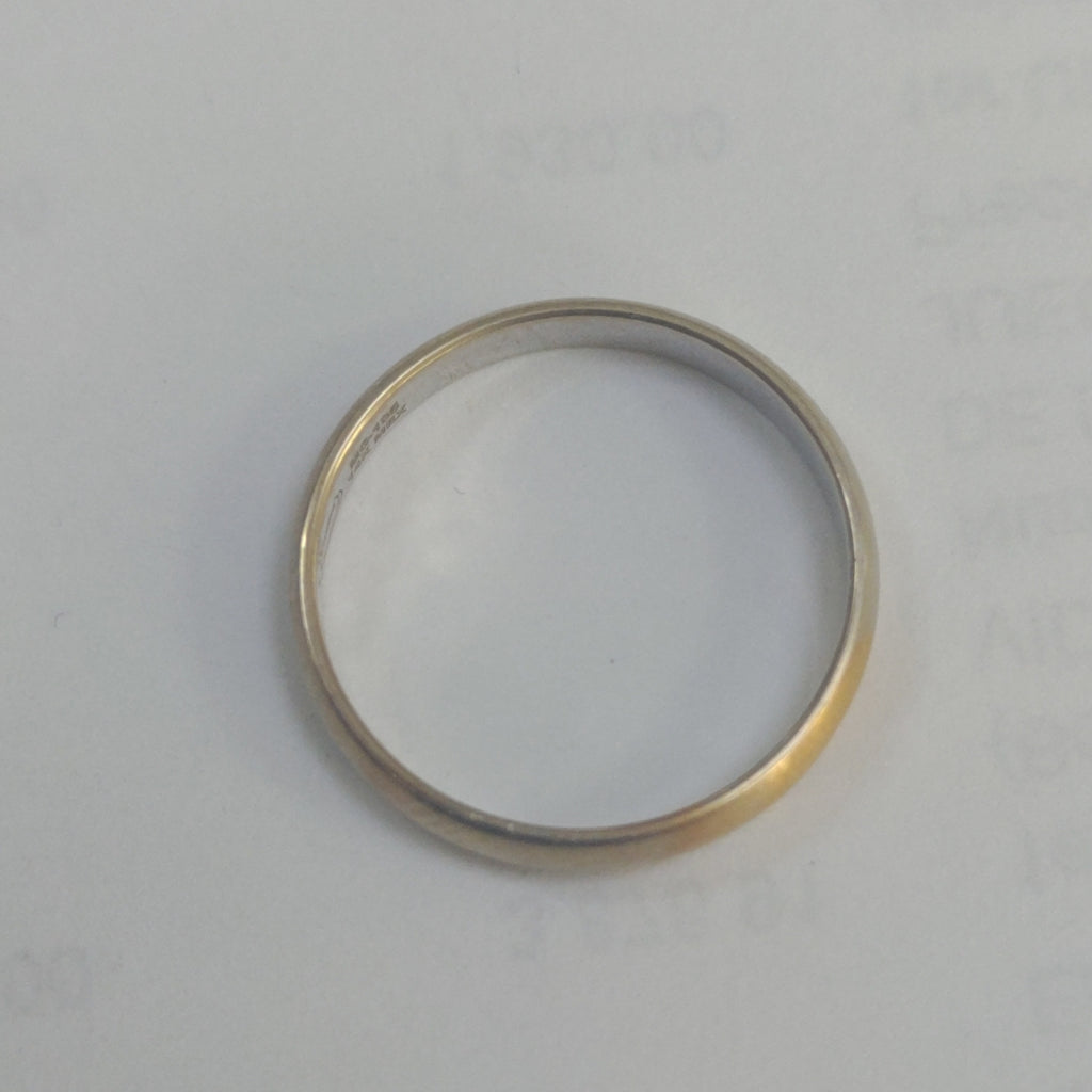 ARGOLLA ORO BLANCO 14 K 1.8 GRMS (SEMINUEVO)