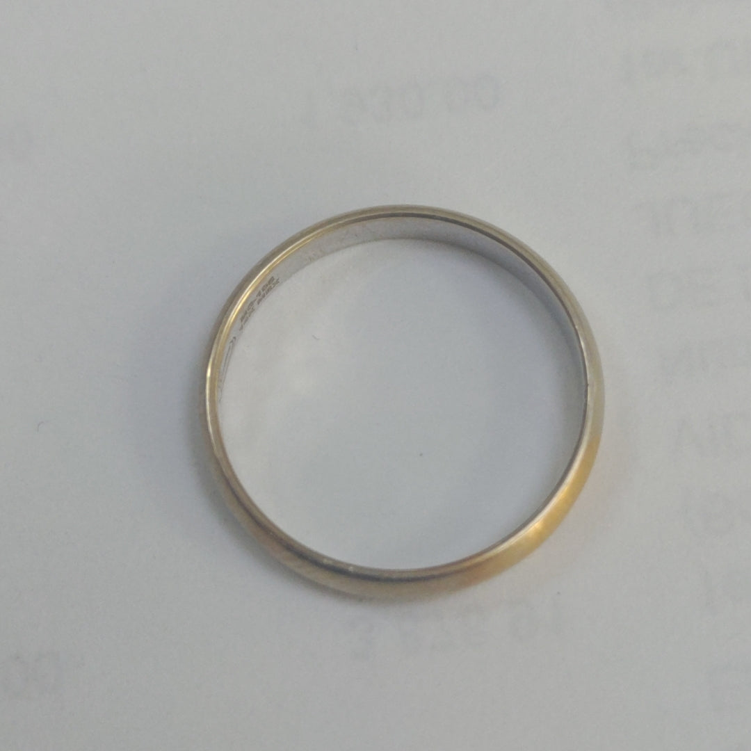 ARGOLLA ORO BLANCO 14 K 1.8 GRMS (SEMINUEVO)