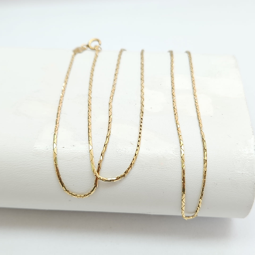 CADENA ORO 14 K 3.5 GRMS (SEMINUEVO)