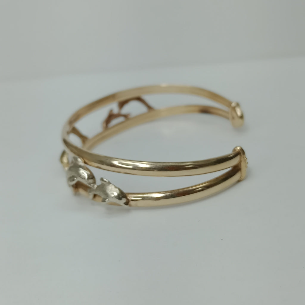BRAZALETE ORO 10 K 11.4 GRMS (SEMINUEVO)