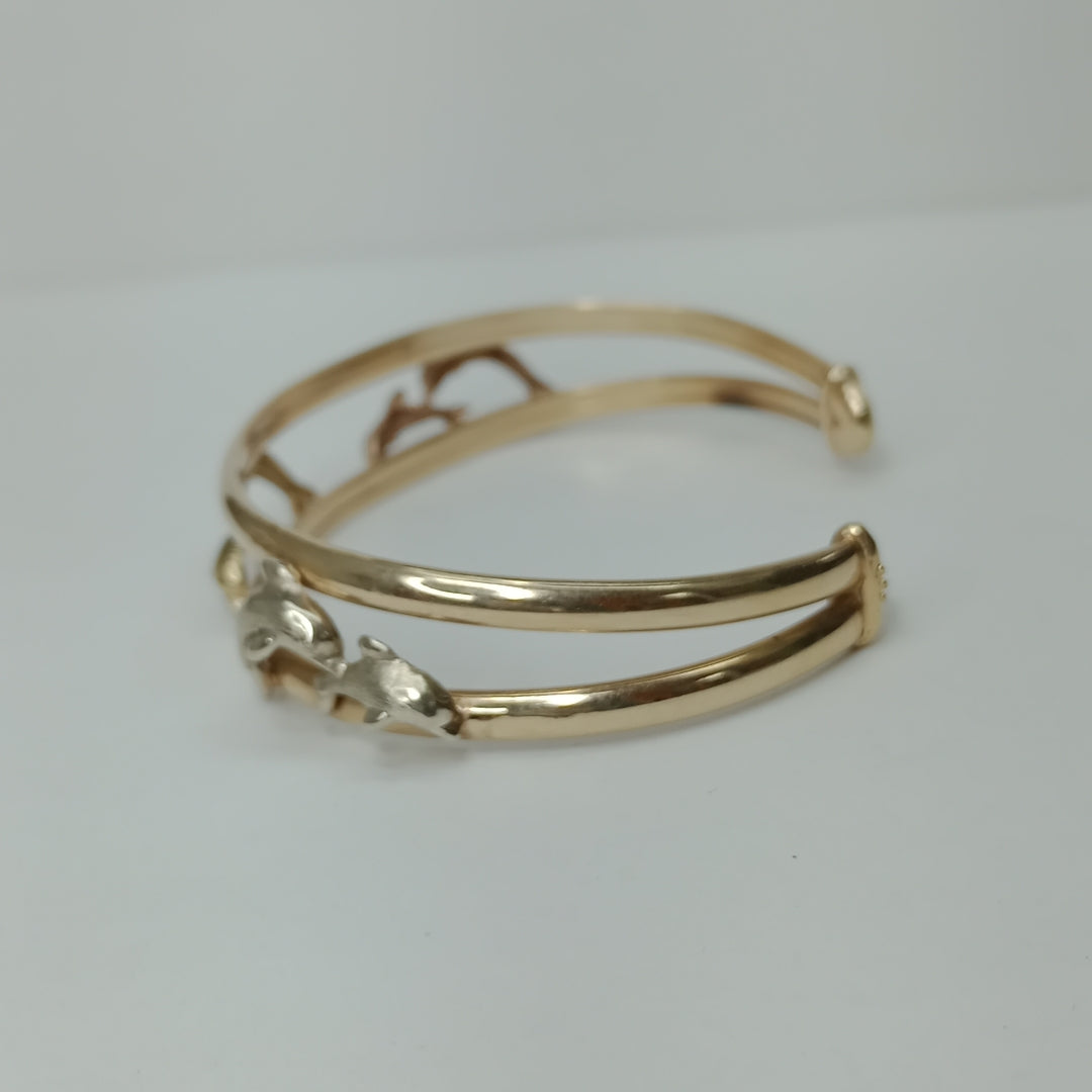 BRAZALETE ORO 10 K 11.4 GRMS (SEMINUEVO)