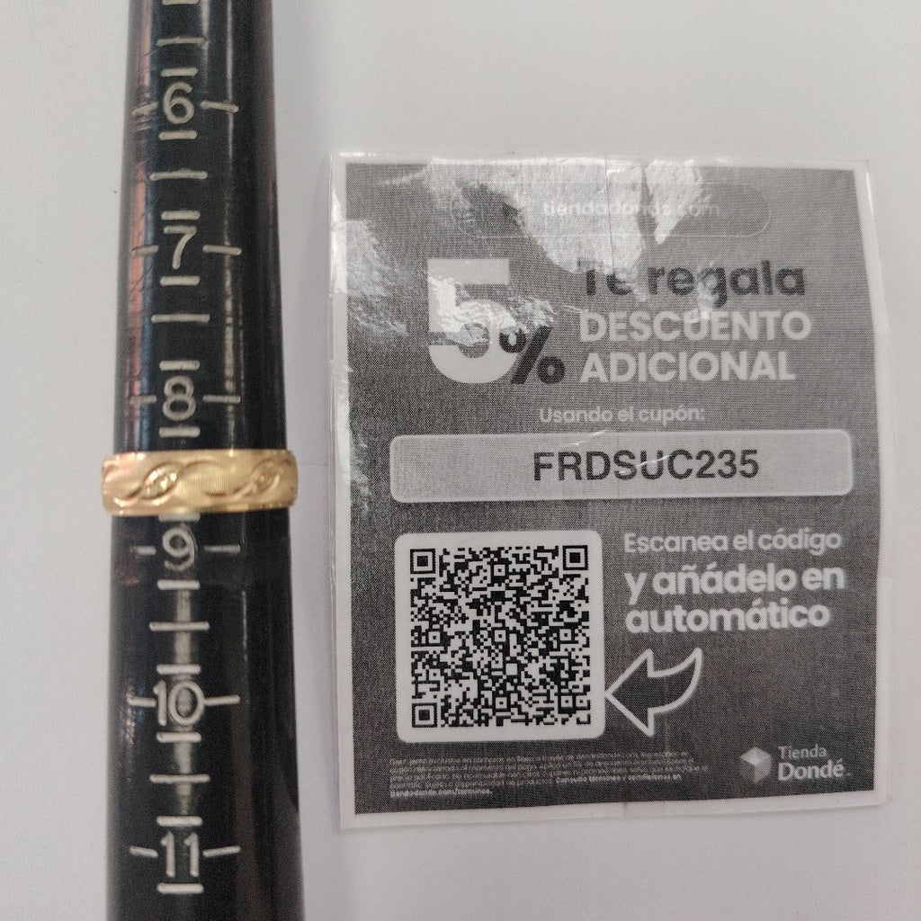 ARGOLLA ORO 10 K 2 GRMS (SEMINUEVO)