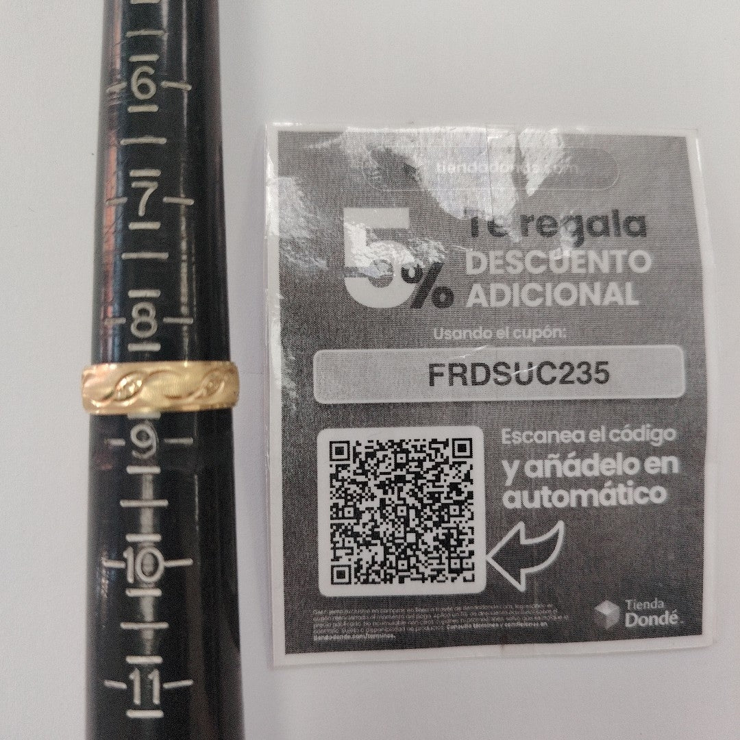ARGOLLA ORO 10 K 2 GRMS (SEMINUEVO)