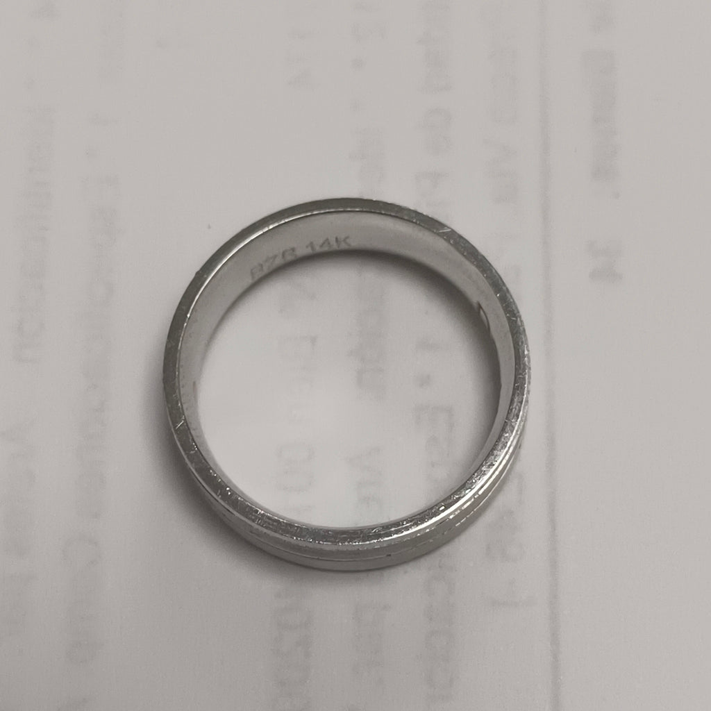ARGOLLA ORO, ORO BLANCO 14 K 4 GRMS (SEMINUEVO)