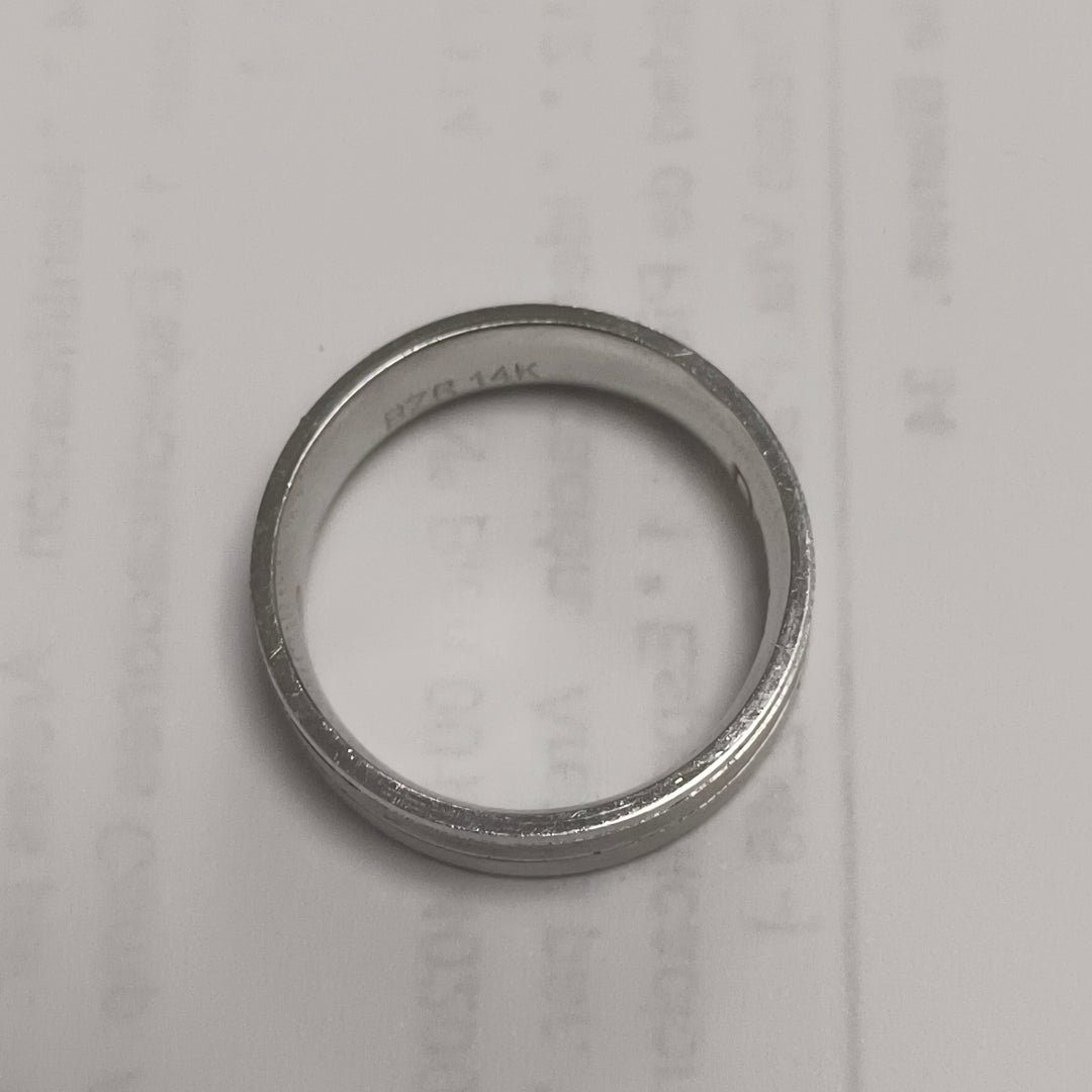 ARGOLLA ORO, ORO BLANCO 14 K 4 GRMS (SEMINUEVO)