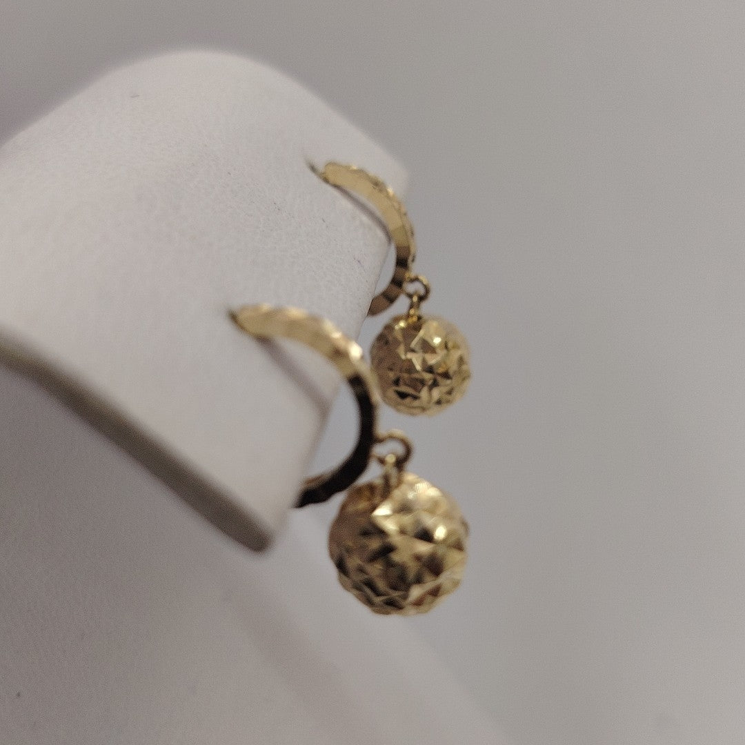 ARRACADAS PAR ORO 14 K 2 GRMS (SEMINUEVO)