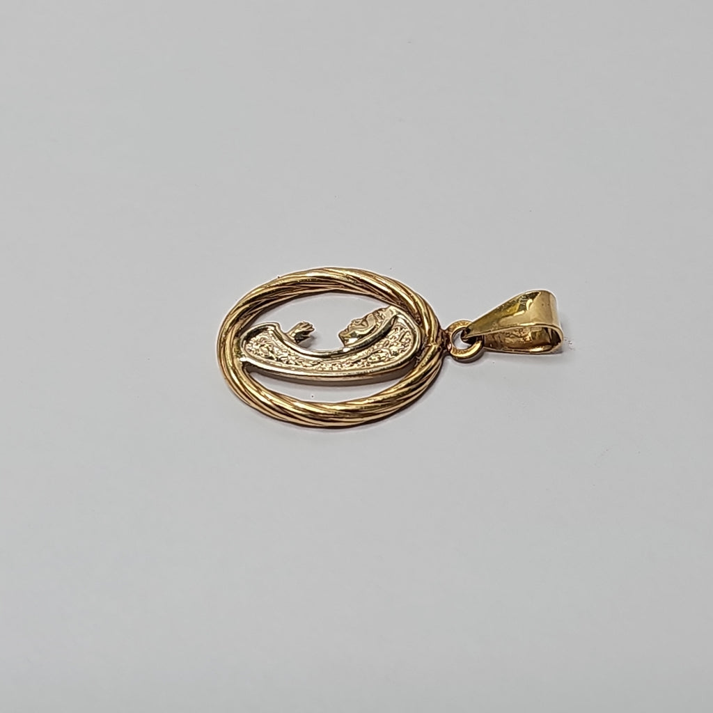 MEDALLA RELIGIOSA ORO 14 K 2,10 GRMS (SEMINUEVO)