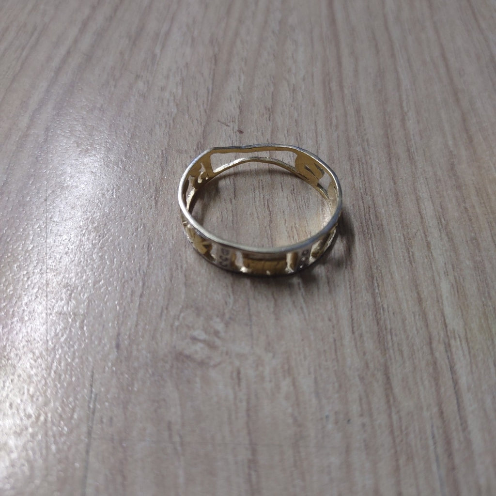 ANILLO ORO 14 K 3 GRMS (SEMINUEVO)