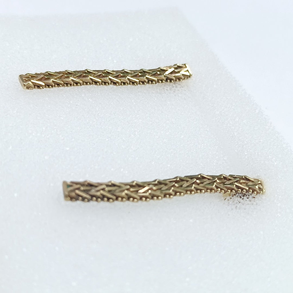 ARETES PAR ORO 14 K 3.2 GRMS (SEMINUEVO)