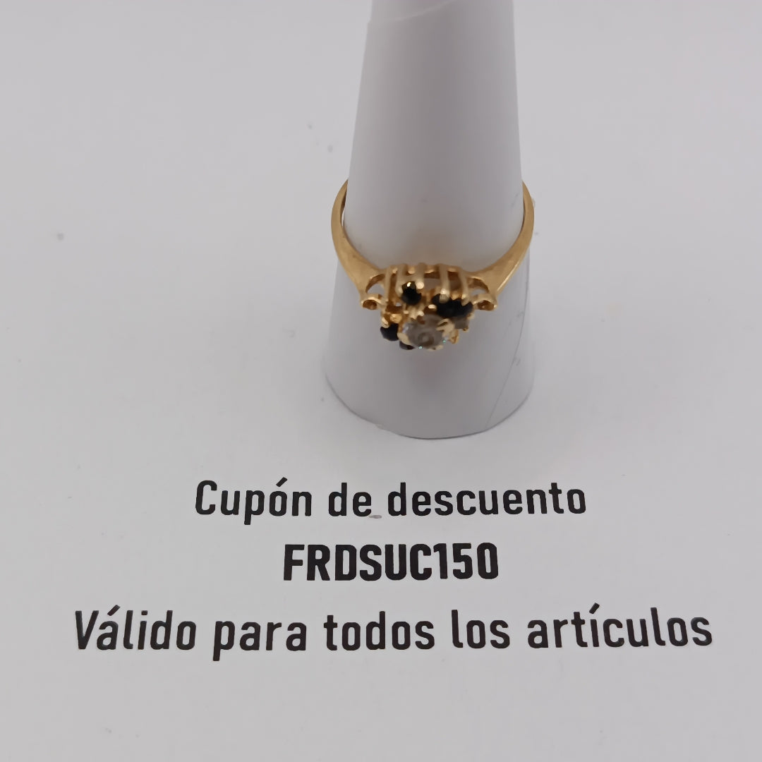 ANILLO ORO 14 K 2.3 GRMS (SEMINUEVO)