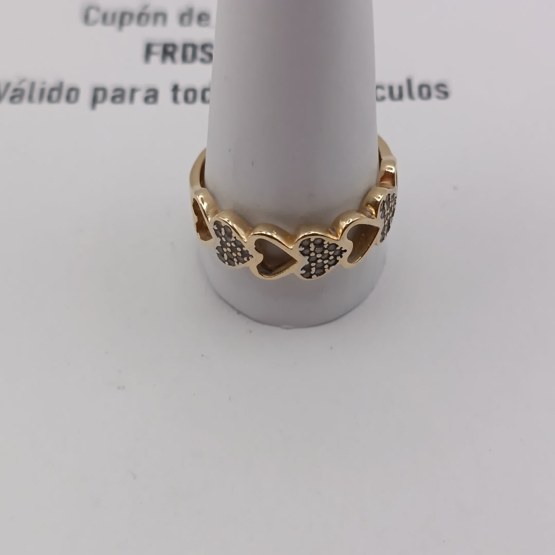 ANILLO ORO 14 K 2.3 GRMS (SEMINUEVO)