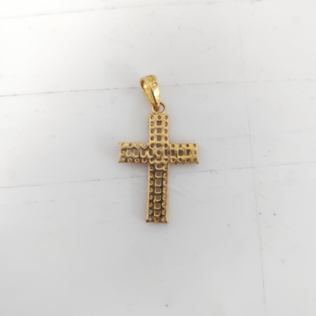 CRUZ, DIJE ORO 18 K 1.4 GRMS (SEMINUEVO)