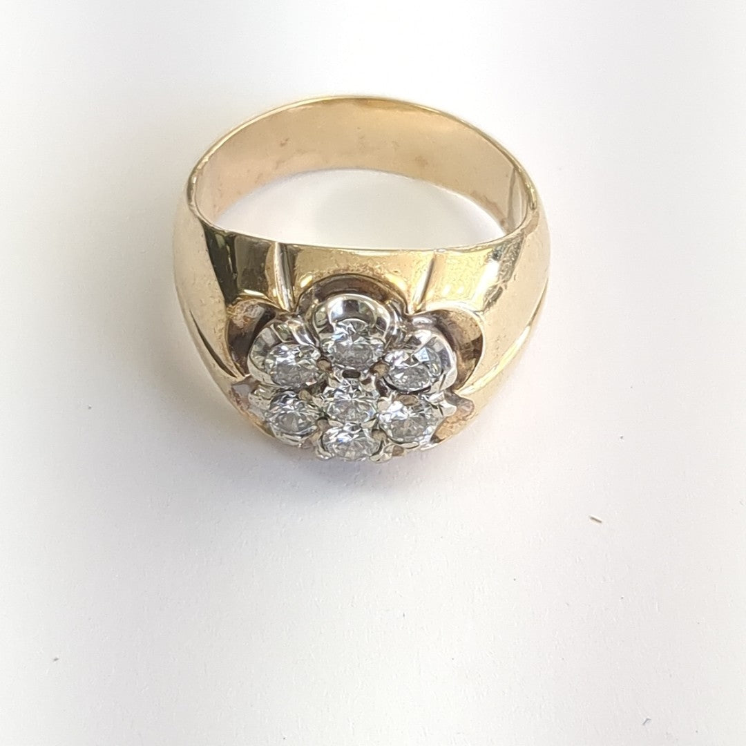 ANILLO ORO 14 K 10.7 GRMS (SEMINUEVO)