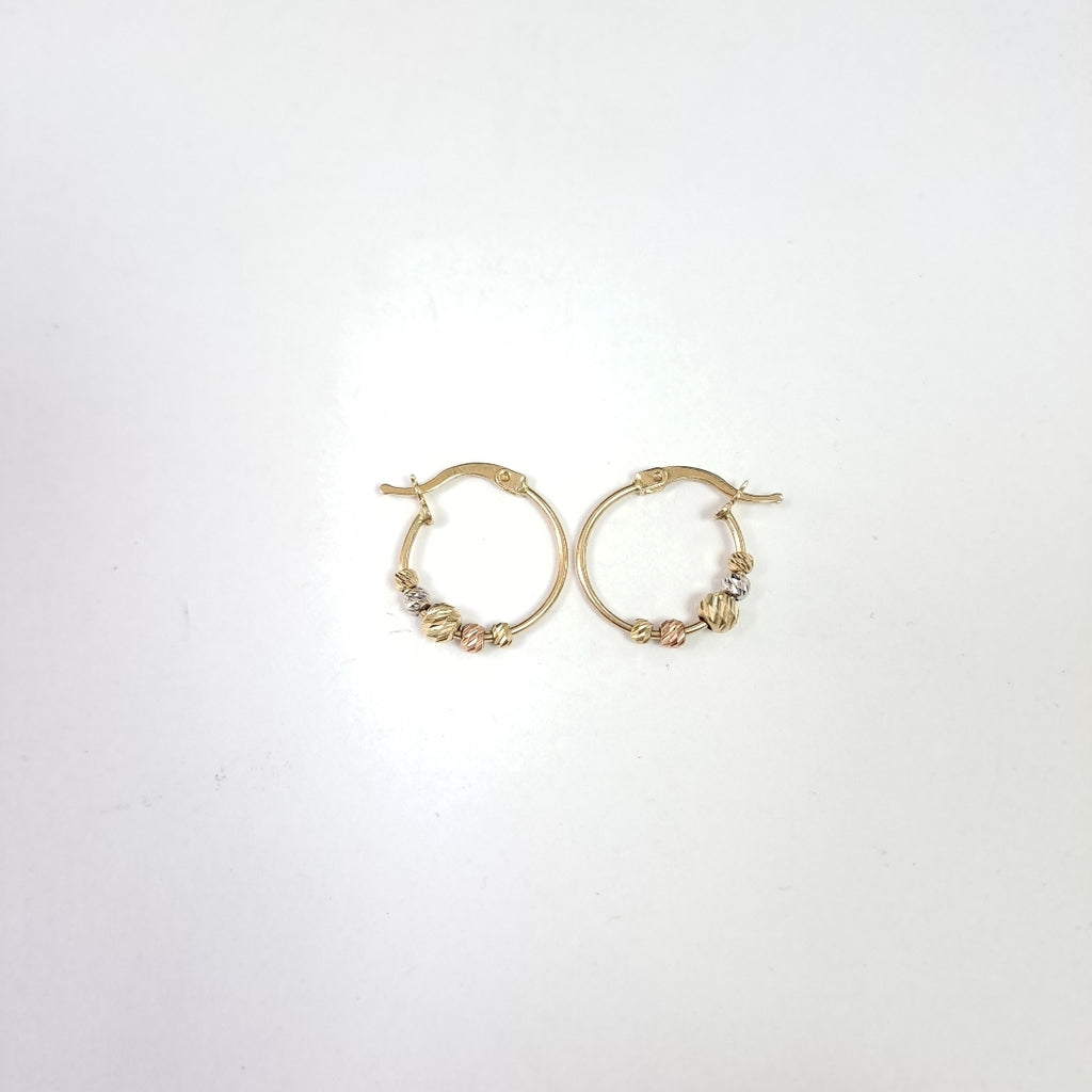 ARETES PAR ORO 14 K 2,00 GRMS (SEMINUEVO)