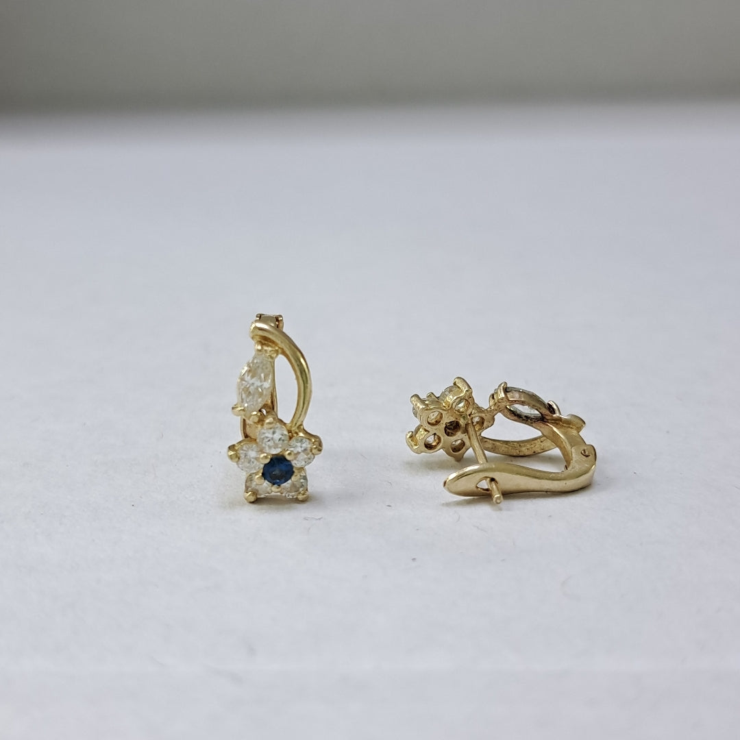ARETES PAR ORO 10 K 2,30 GRMS (SEMINUEVO)